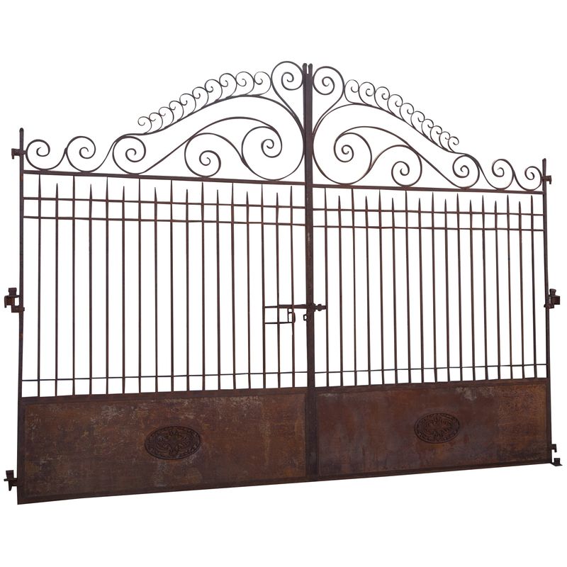 Biscottini - Verja de hierro (cm: 400 x 7 x 320). Made in Italy