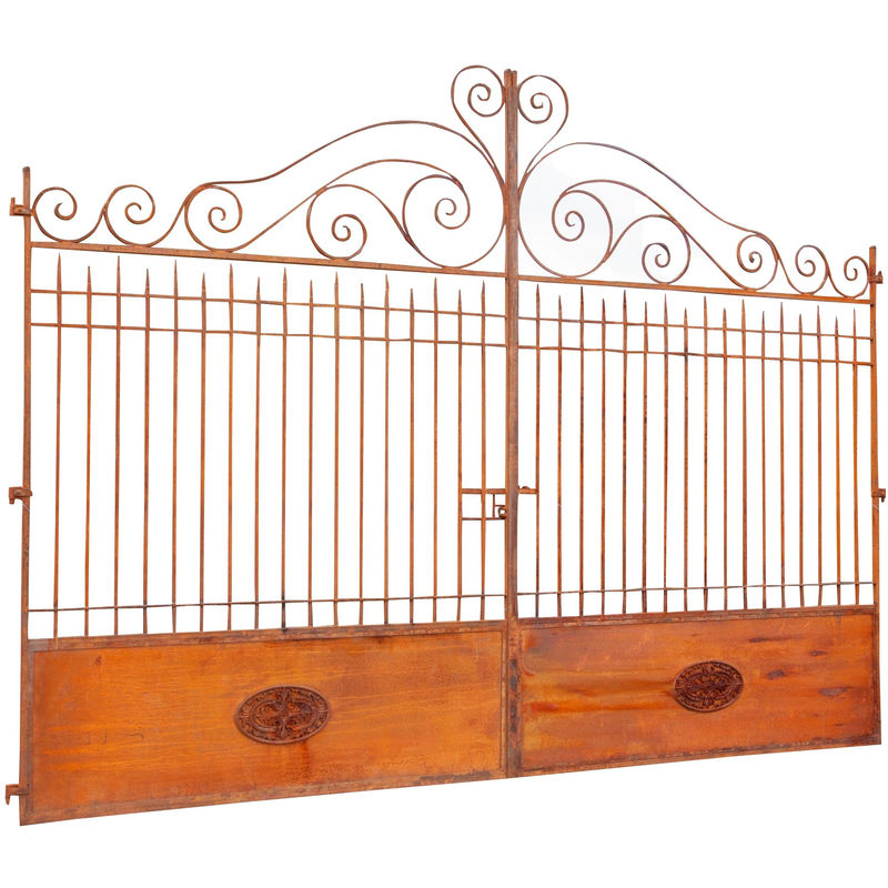 Biscottini - Verja de hierro macizo L400XPR8XH300 CM