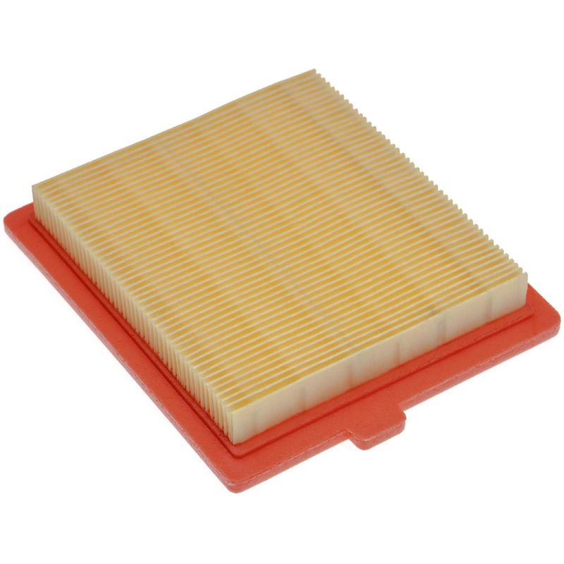 filtro de repuesto (1x filtro de aire) compatible con Castelgarden/GGP/STIGA SV150, SV150M cortacésped - 12,2 x 10,8 x 2 cm, naranja / amarillo - Vhbw