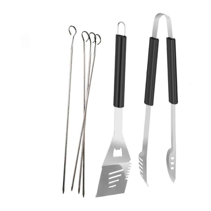 Pack 6 accesorios de barbacoa - Acero inoxidable - E-B