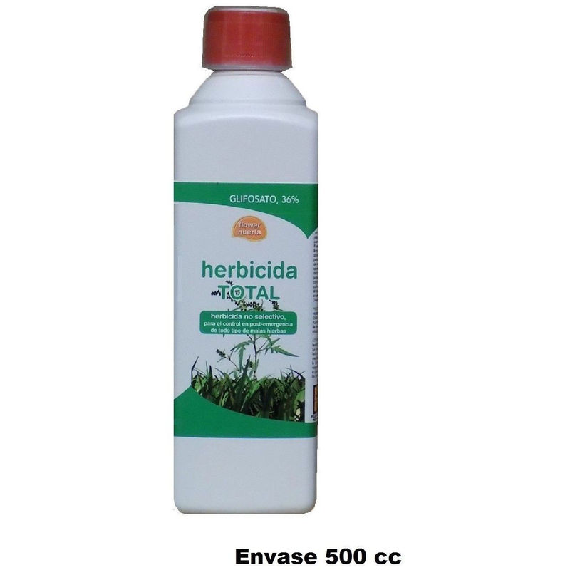 Herbicida total FLOWER HUERTA 500cc contra malas hierbas