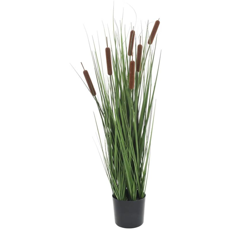 Planta de hierba artificial con junco 85 cm - Hommoo