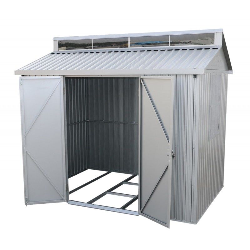 Caseta exterior en aluminio. Medias 182x263x230 cm. Superficie 4,80 m2 - DURAMAX