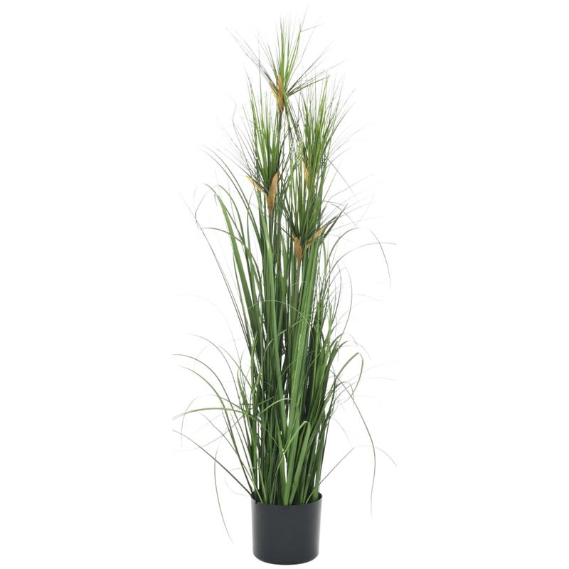 Hommoo Planta de hierba artificial 120 cm