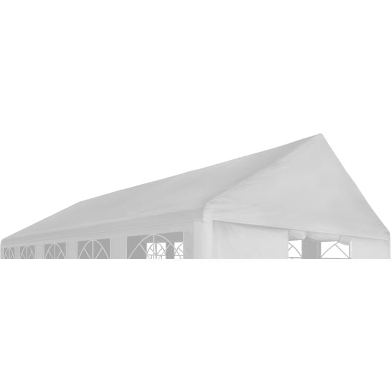 Hommoo Techo de carpa para celebraciones 3 x 6 m blanco