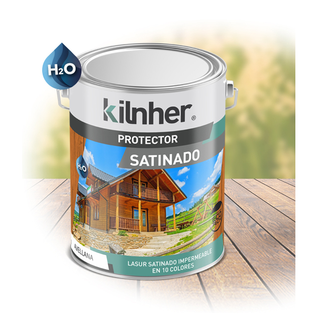 Lasur Protector Satinado - Avellana (4l) - KILNHER
