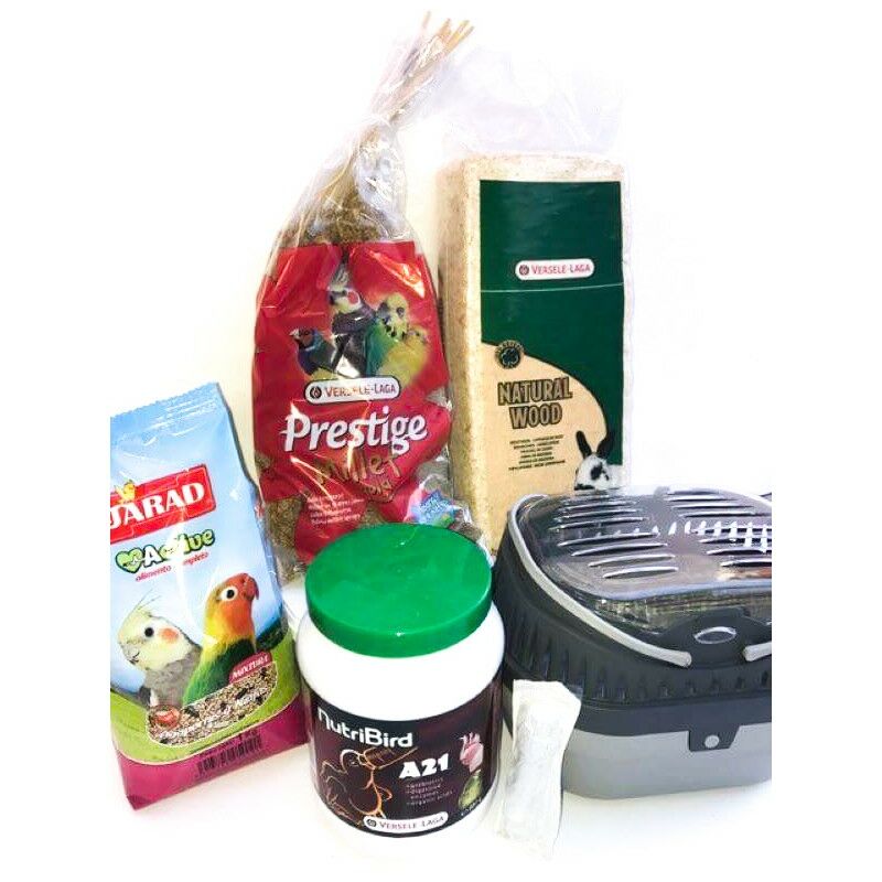 Versele Laga - Pack para agapornis papilleros, con papilla Nutribird A21