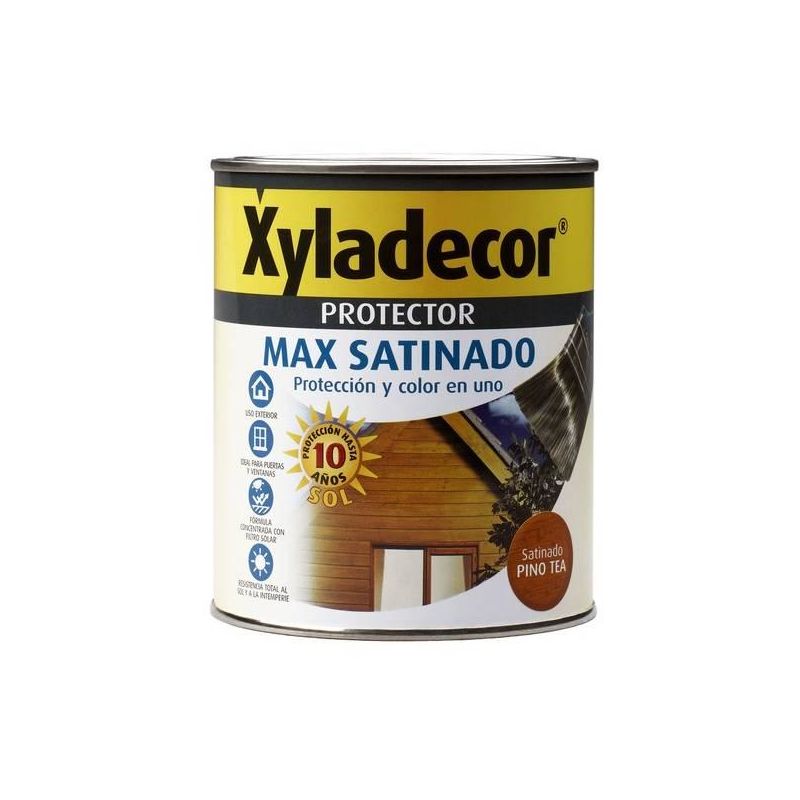 XYLADECOR PROTECTOR MAX SATINADO CAOBA 750ML NEOFERR.. - Bruguer