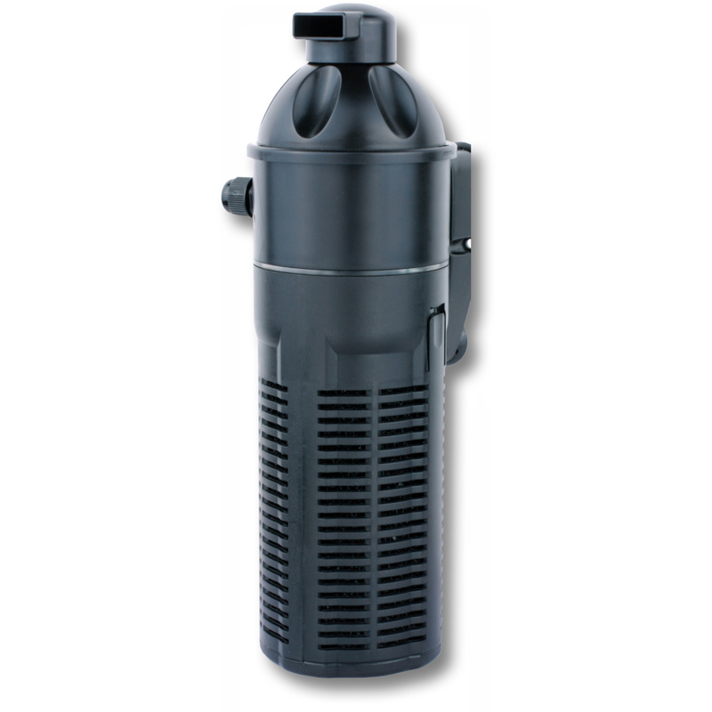 Sunsun - CUP-609 Filtro interior acuario 2000l/h clarificador aclarador lámpara UVC 9W peces bomba