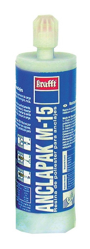 Krafft - Taco Quimico Resina Bicomponente De Poliester 380ml 62003