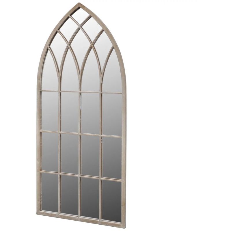 Espejo de jardín arco gótico uso interior y exterior 50x115 cm - Hommoo