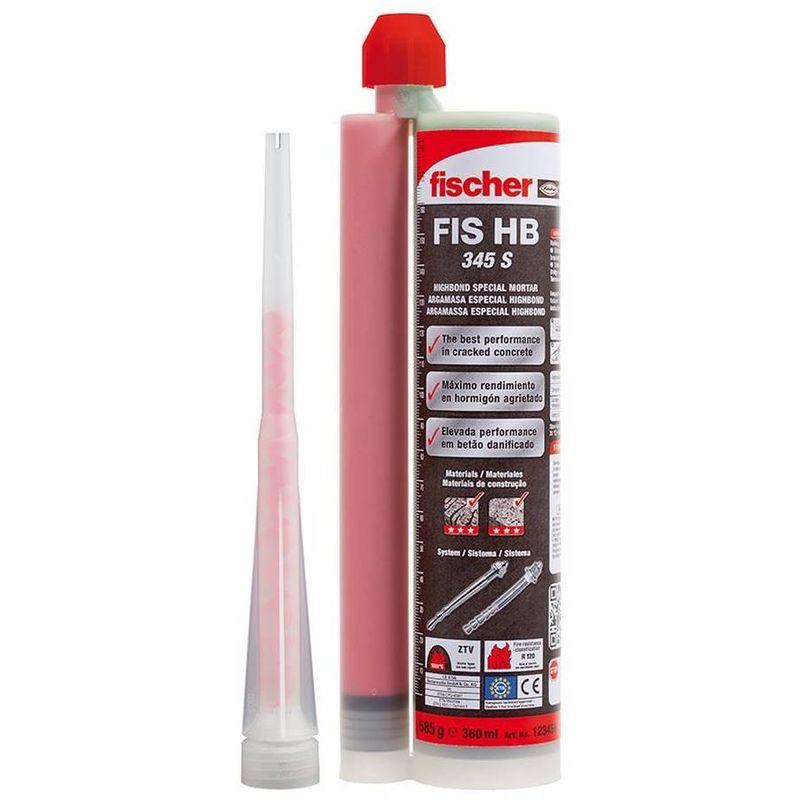 Fischer - 033211 Anclaje químico resina FIS HB 345 S