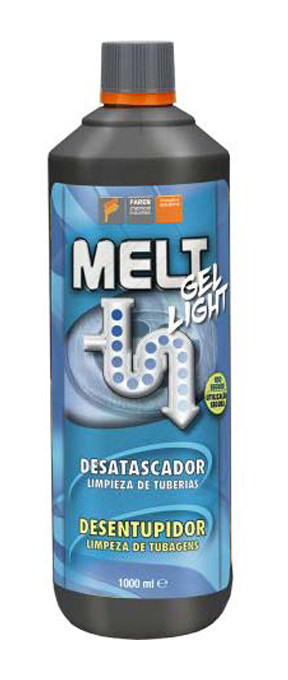 Melt Noha - Desatascador Gel Sin Acido Sulfurico 1000 Ml - MELT GEL LIGHT - 260001Sppt