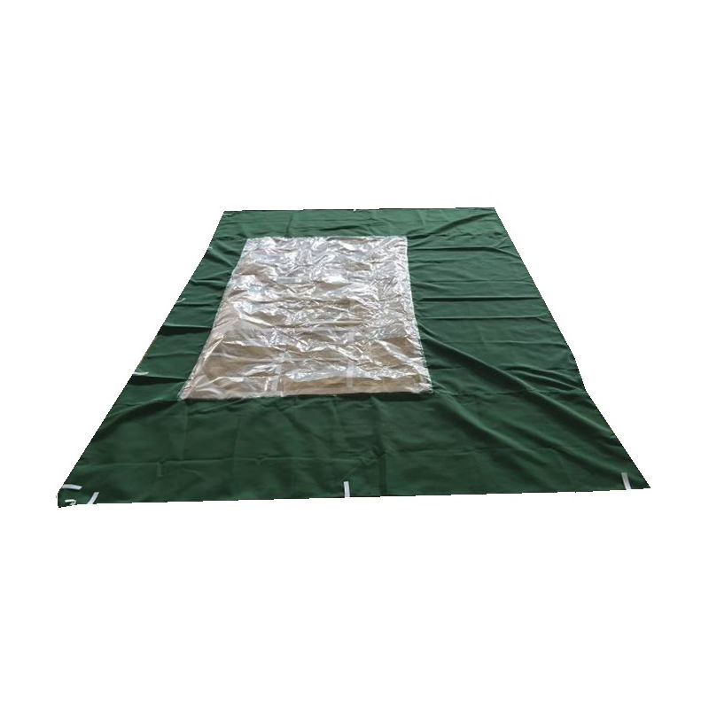 Pack de 2 cortinas gazebo verdes 3x3m - PLICOSA
