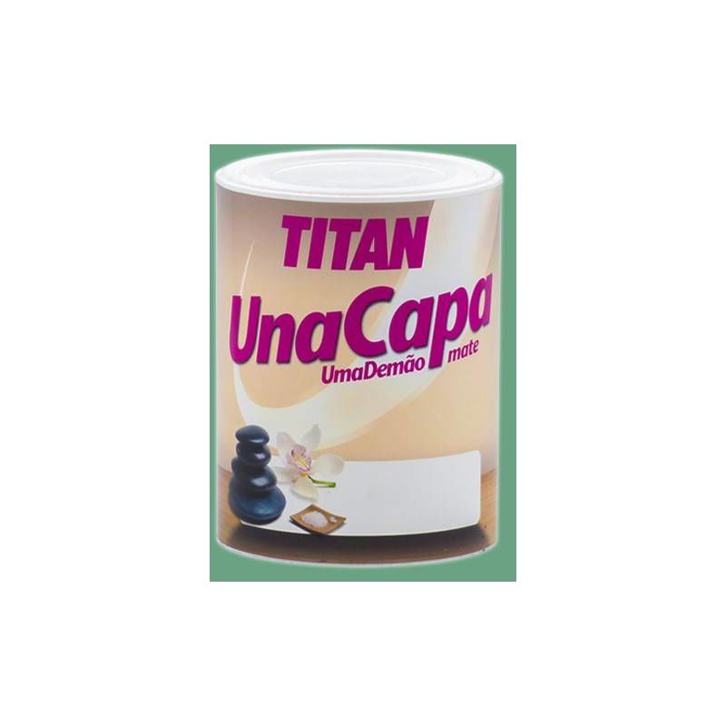 Pintura Mate Titan Una Capa  750 mL - Verde