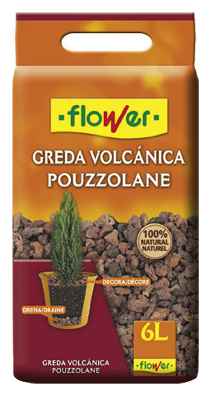 Roca Decorativa Greda Volcanica - Flower