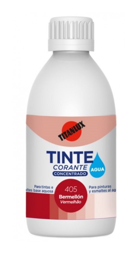Tinte concentrado al agua 50 ml rojo oxido int/ext titan