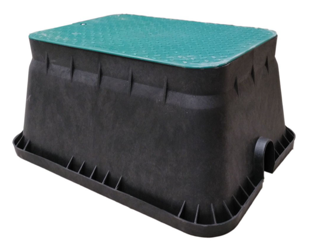 Arqueta de riego Jumbo, Verde, 64.0x49.6x30.5 cm