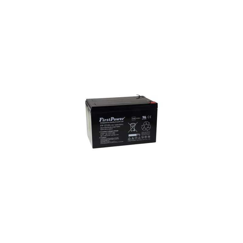 Batería de GEL FP12120 12Ah 12V VdS_v924 - Firstpower