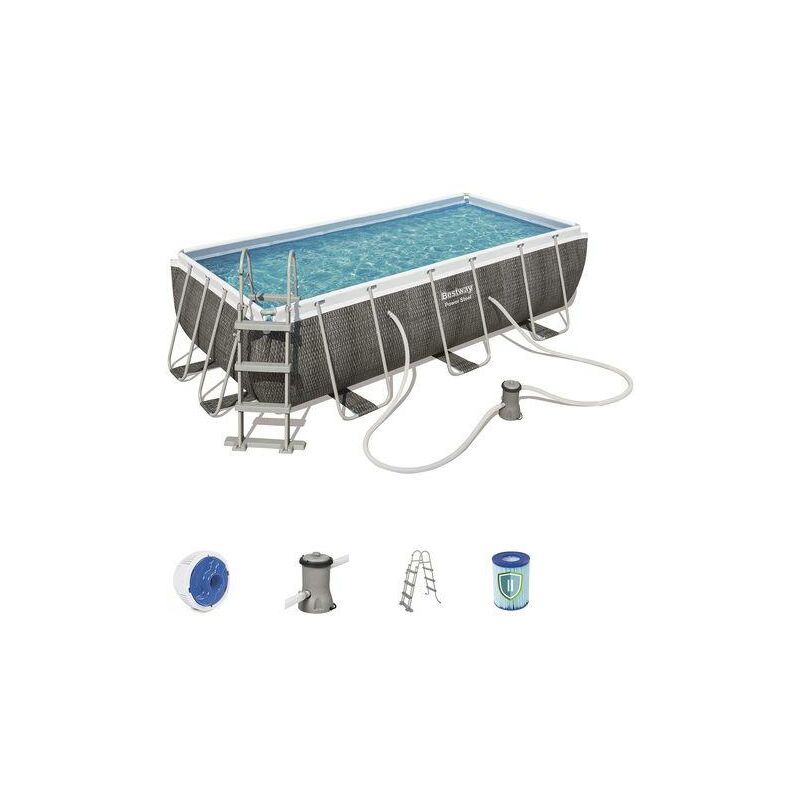 piscina bestway rattan rectangular