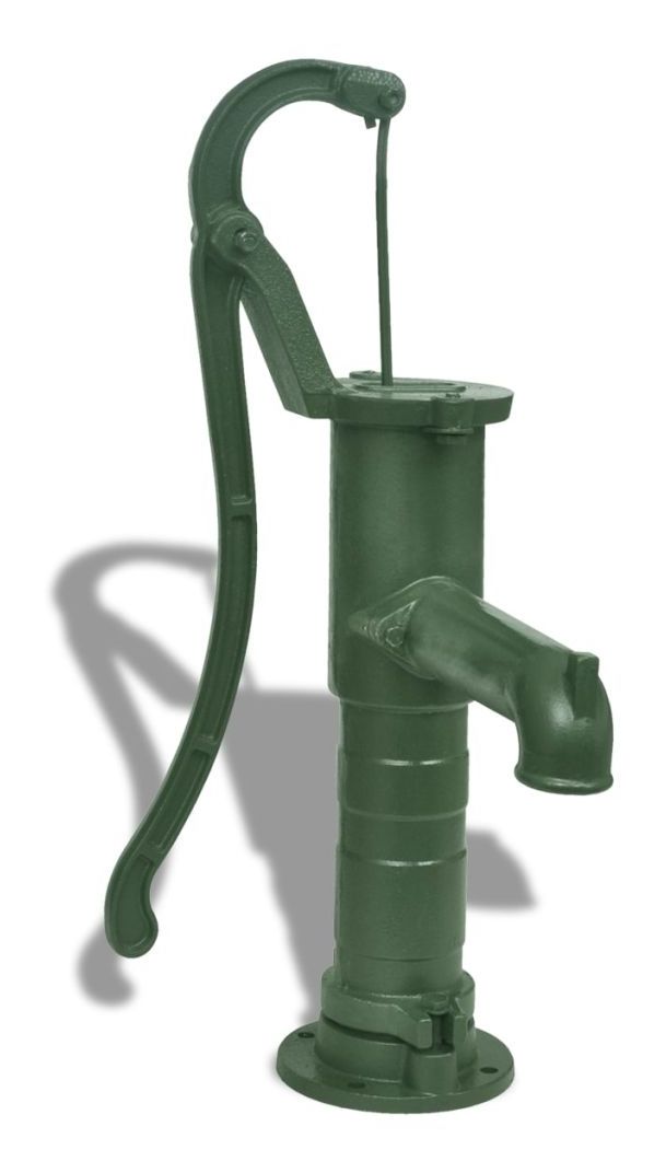 Asupermall - Bomba de agua de jardin manual de hierro fundido