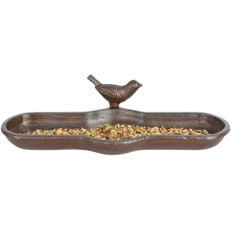 Esschert Design Bañera de pájaros marrón hierro fundido BR25 - Marrón