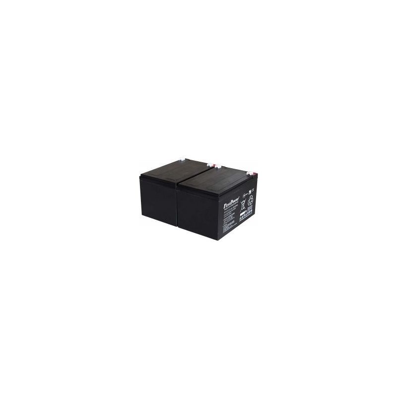 FirstPower Batería de GEL para SAI APC RBC6 12Ah 12V VdS - POWERY