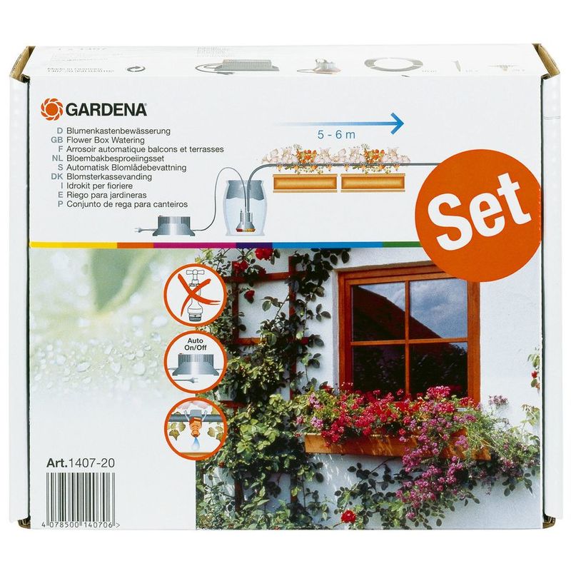 Gardena - Riego automático jardineras City Gardening