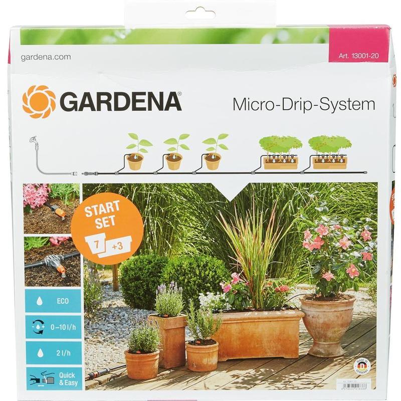 Gardena - Set riego automático jardineras