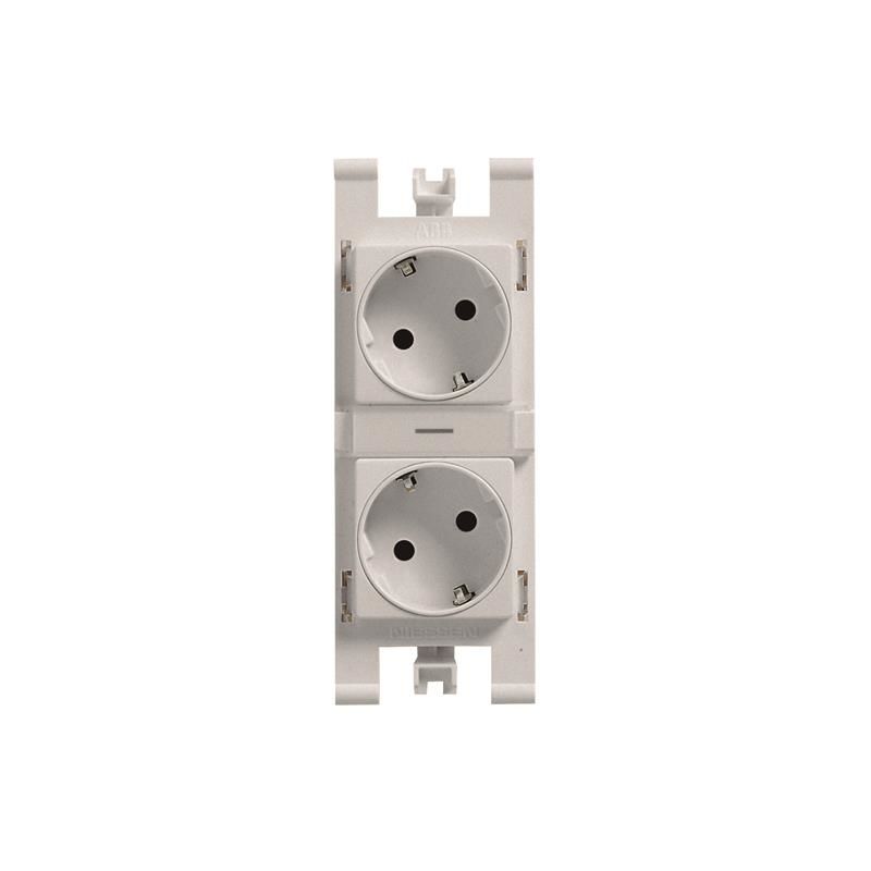 B. enchufe schuko doble PL T1088 PL - Niessen