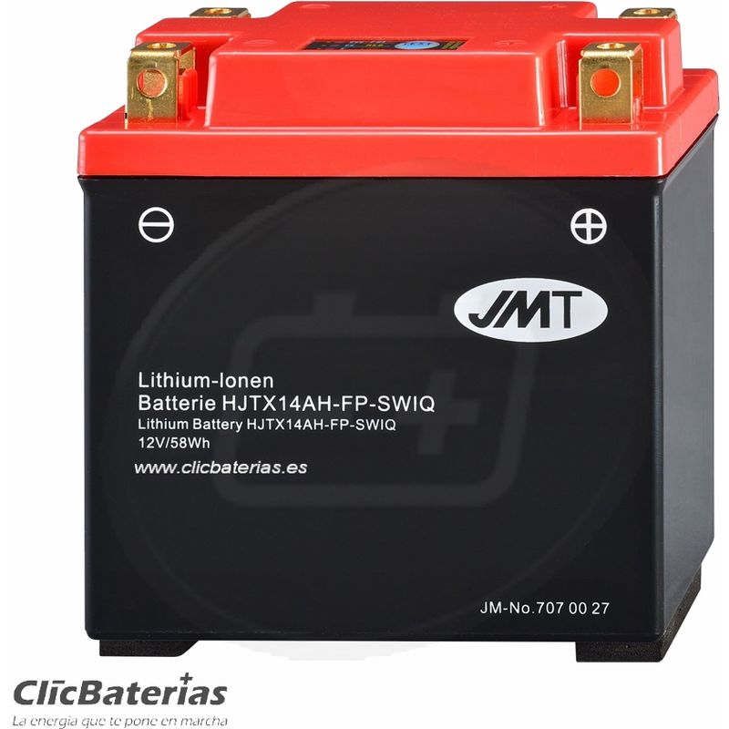 Batería HJTX14AH-FP para moto JMT LITIO