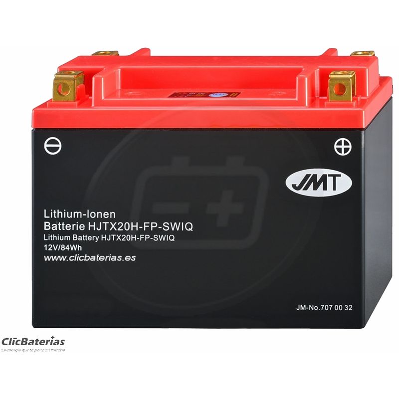 Batería HJTX20H-FP para moto JMT LITIO