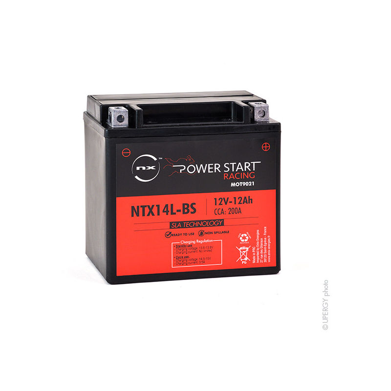 Batería NX NTX14L-BS / YTX14L-BS 12V 12Ah