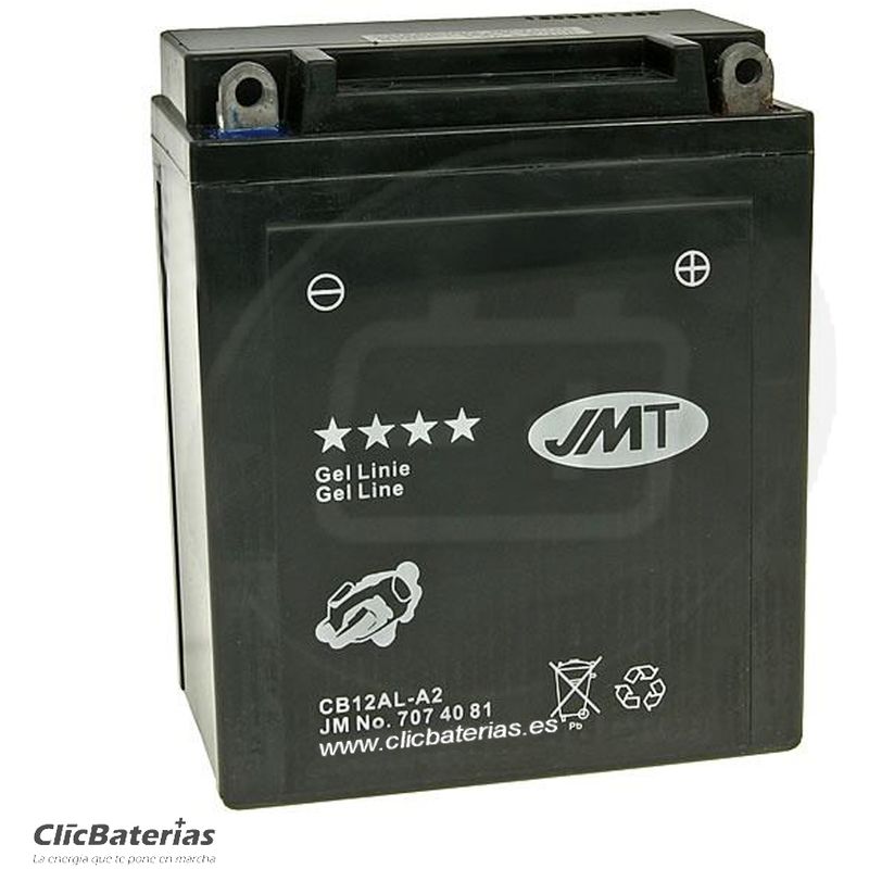 Batería YB12AL-A2 para moto JMT GEL