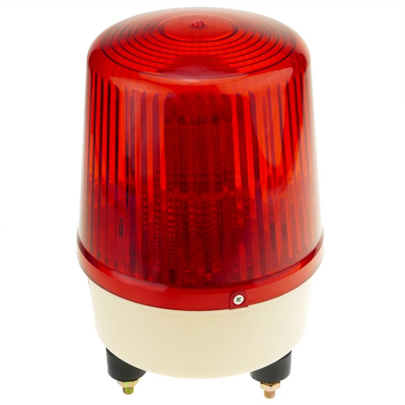 Bematik - Sirena luminosa de LEDs 160 mm de color rojo con efecto de rotación
