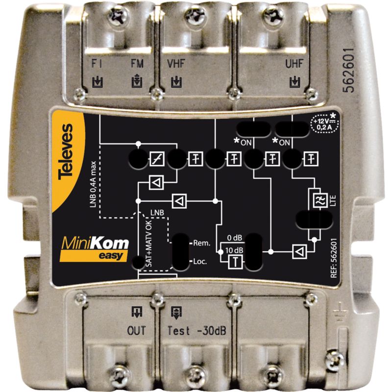 C.Amp.Lte Fm-Vhf-Uhf-Fi Televes 562601