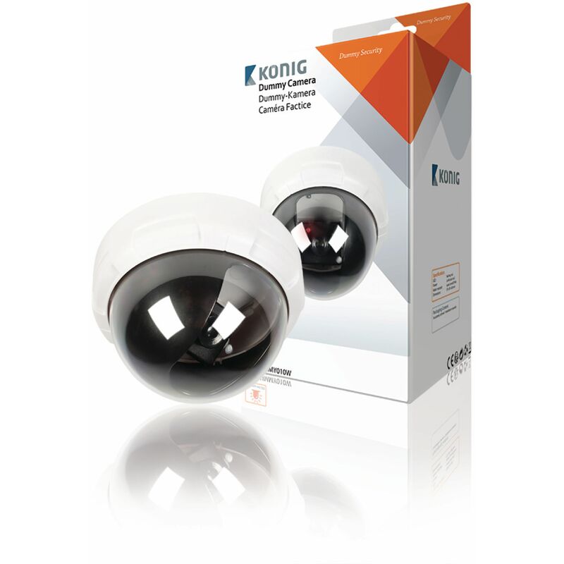 König Cámara Simulada tipo Domo IP44 Blanca NE550650885 - KONIG
