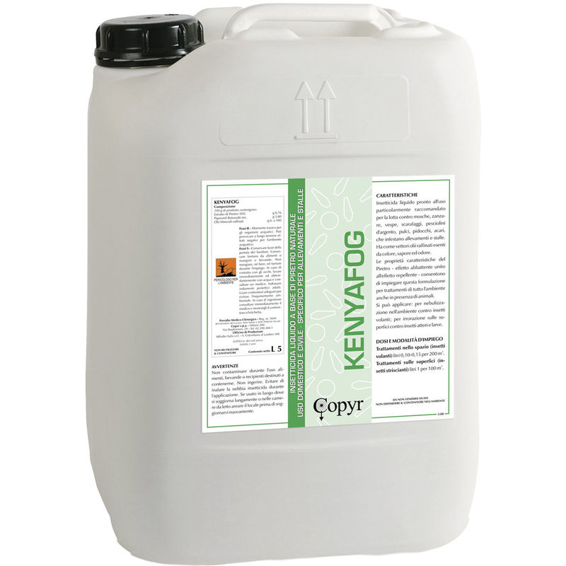 Kenyafog insecticida líquido para establos y granjas contra insectos 5 litros - COPYR