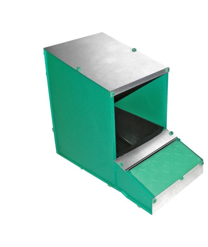 Ponedero para Gallinas - 1 Hueco Desmontable con fondo y cesta
