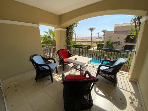 Ofertas en Pool view studio with beach access in Sahl Hasheesh (Apartamento), Hurghada (Egipto)