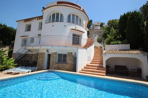 Ofertas en el El Atarceder-6 - sea view villa with private pool in Benissa (Villa) (España)