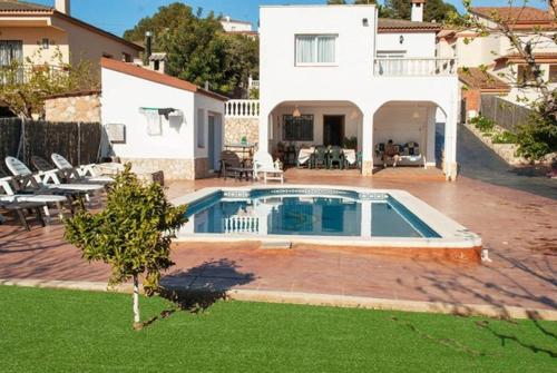 Ofertas en el Santa Oliva Villa Sleeps 10 Pool Air Con WiFi (Villa) (España)