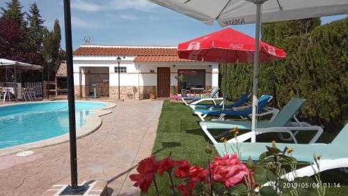 Ofertas en Apartamento con piscina y barbacoa - Casa de Pacas (Apartamento), Bolaños de Calatrava (España)