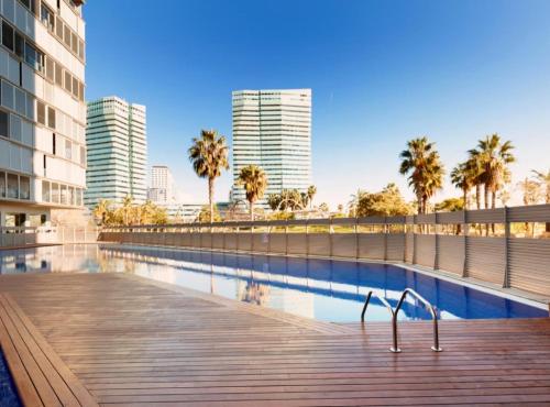 Ofertas en In front of the sea, with terrace and pool, close to CCIB (Apartamento), Barcelona (España)
