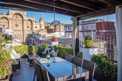 Ofertas en el Apartment with one bedroom in Granada with wonderful city view furnished terrace and WiFi (Apartamento) (España)