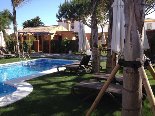 Ofertas en Apartamento para 4 personas con jardín privado y barbacoa cerca de la playa (Apartahotel), Vejer de la Frontera (España)