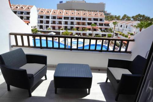 Ofertas en Apartment with one bedroom in Playa de la Americas with wonderful sea view balcony and WiFi 200 m from the beach (Apartamento), Playa de las Américas (España)