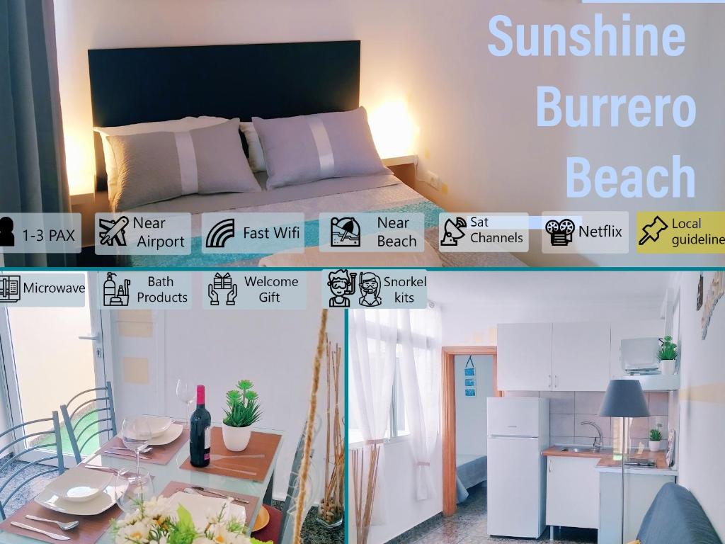 Apartamento Sunshine Burrero Beach *** Lovely Coast Apartment *** Wi-Fi & Parking
