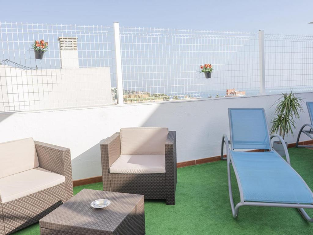 Apartamento Holidays2Malaga Atico El Palo & terraza solarium & playa