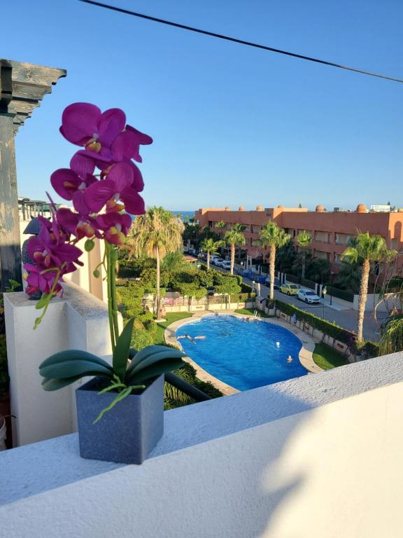 Apartamento Ático dúplex con piscina privada y vistas al mar en Paraíso de Vera!